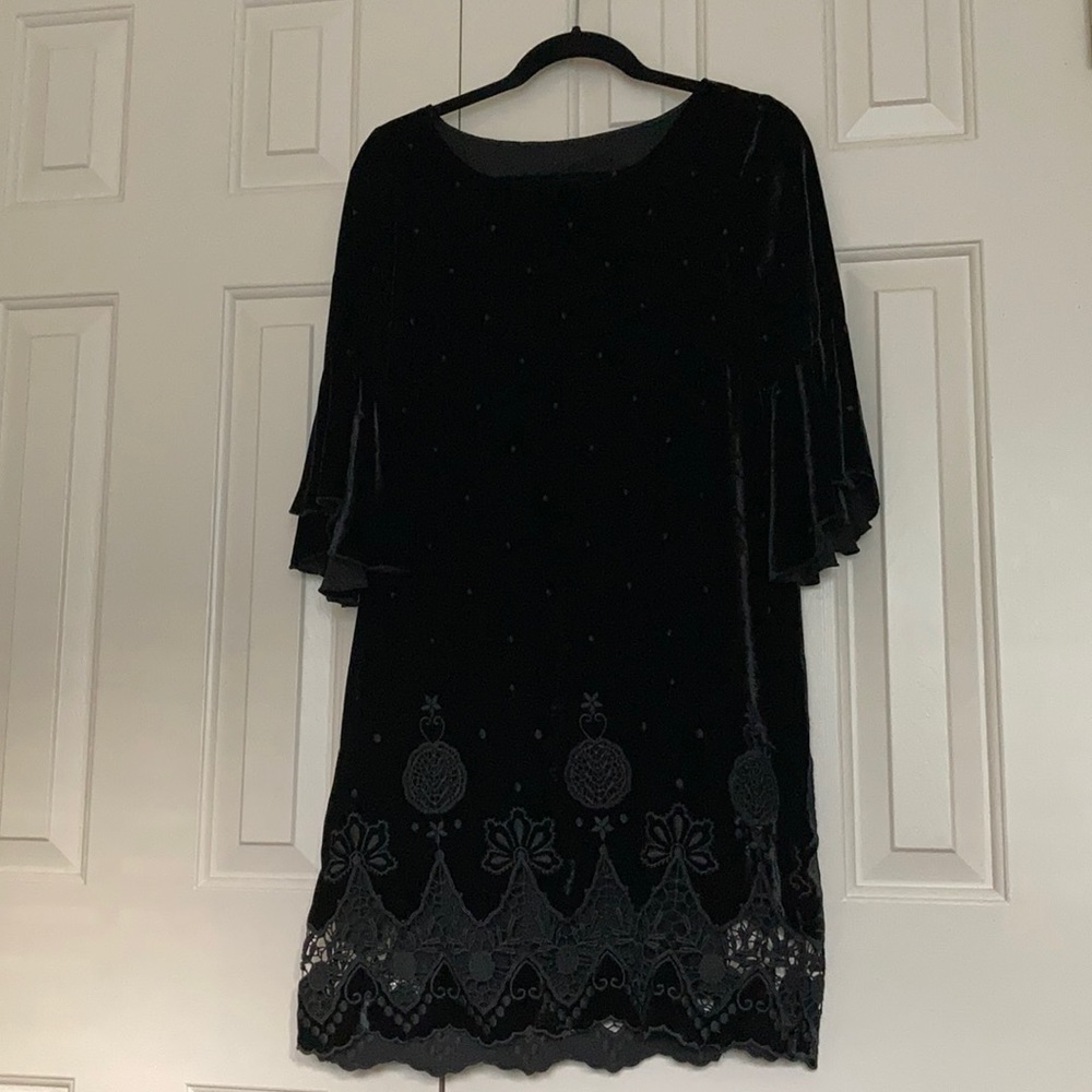 Black velvet Love Johnny Was dress